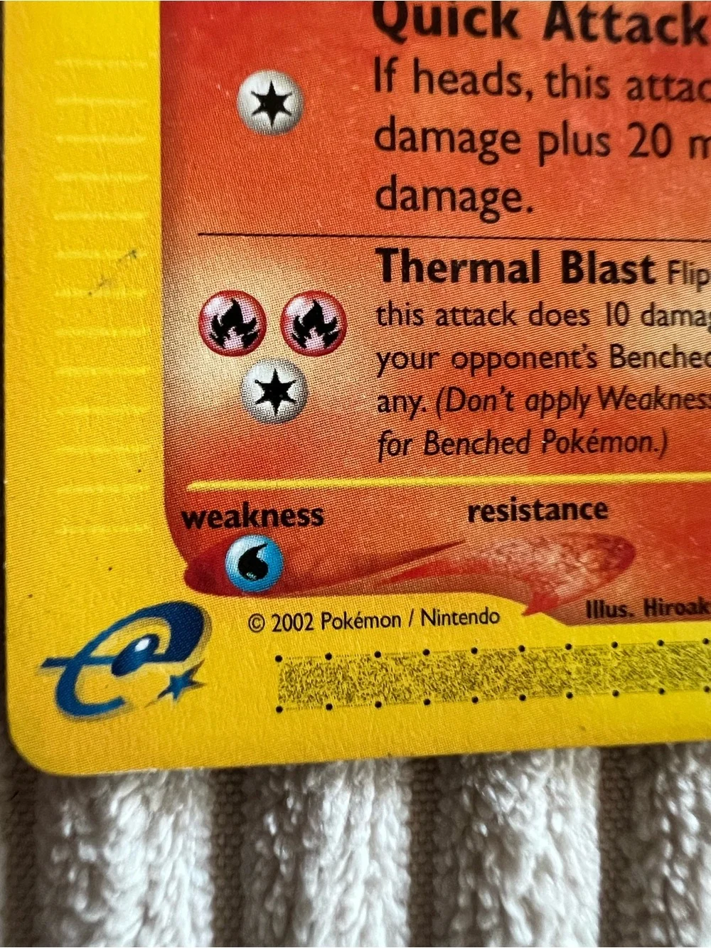 2002 RARE Typhlosion Ex Non Holo 64/165 Pokémon Card